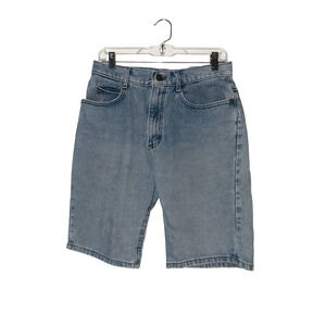 Lee Relaxed Fit Denim Jean Shorts Size 11 Medium Blue Vintage High Rise Mom